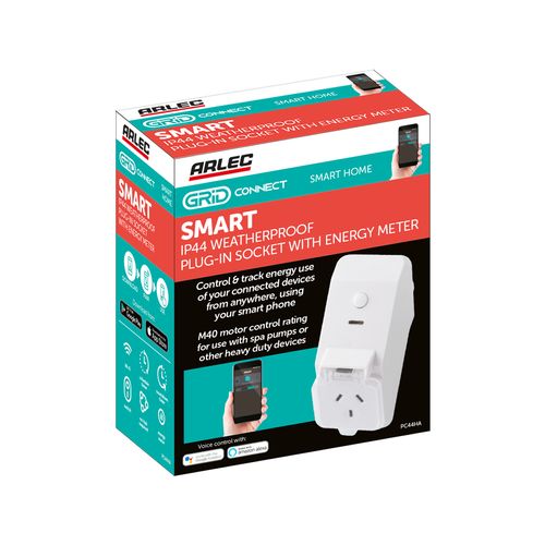 Arlec Grid Connect Smart IP44 Heavy Duty Timer/Google Asst & Amazon Alexa Supported