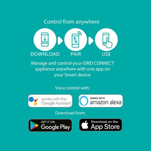 Arlec Grid Connect Smart IP44 Heavy Duty Timer/Google Asst & Amazon Alexa Supported