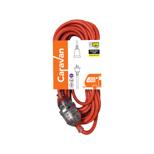 HPM 10m 15A Extra Heavy Duty Caravan Extension Cable/3600W/15Amp/Au Stock - TheITmart