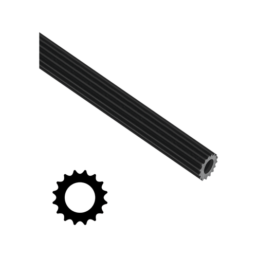 Rolltrak 6mm x 300m Black Flyscreen Spline - TheITmart
