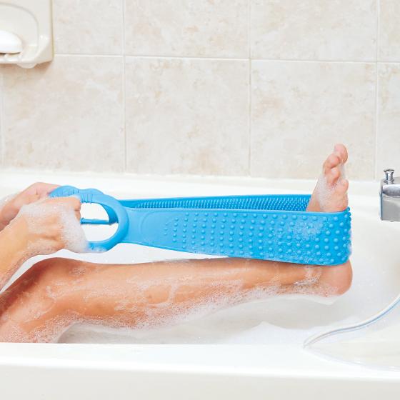 Bath/Shower Shimmy Scrub Back & Belly Scrubber/For Smooth, Clean & Healthy Skin