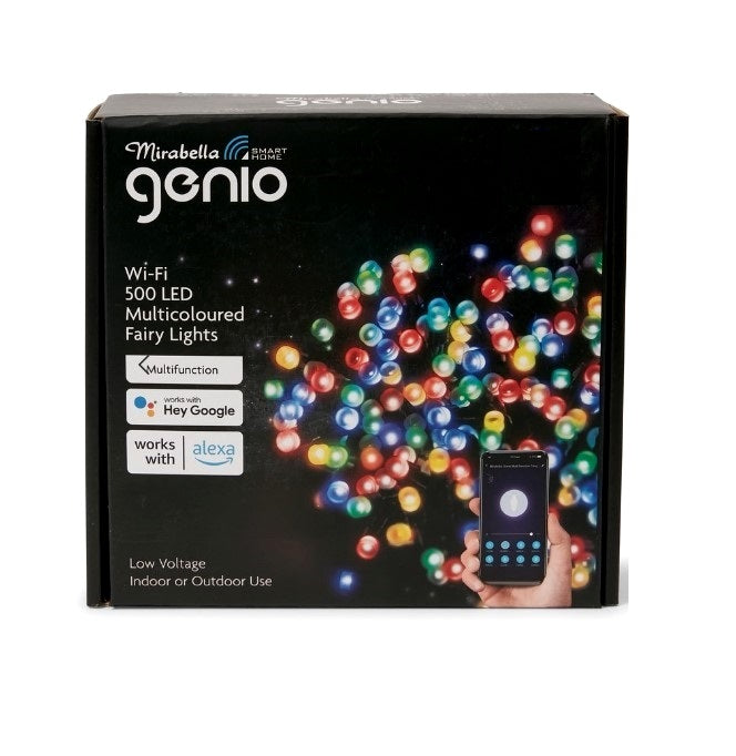 Mirabella Christmas Genio Wi-Fi 500 LED Fairy Lights - Multi Colour - TheITmart