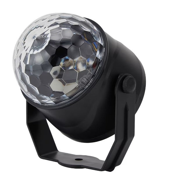 Anko Remote Control LED Disco Ball with 360Deg Rotation