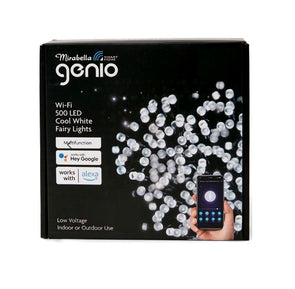 Mirabella Christmas Genio Low Voltage Wi-Fi 500 LED Fairy Lights - Cool White