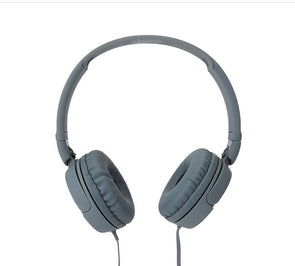 On-Ear Wired Headphones - Silver Look/Lightweight & Comfortable