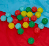 8 Players Parachute Game with 24 Coloured Balls/ Suitable for ages: 3+ years