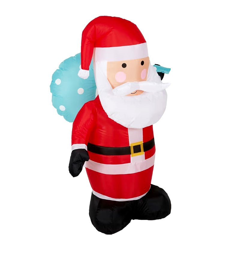 Anko Festive 4ft Low Voltage Inflatable Santa/Indoor & Outdoor - TheITmart