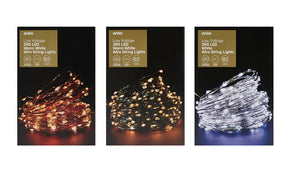 Low Voltage 300 LED Wire String Lights - Assorted