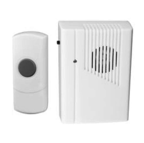 Arlec Wireless Door Chime - White / 36 Chime Tones / 50m Range - TheITmart