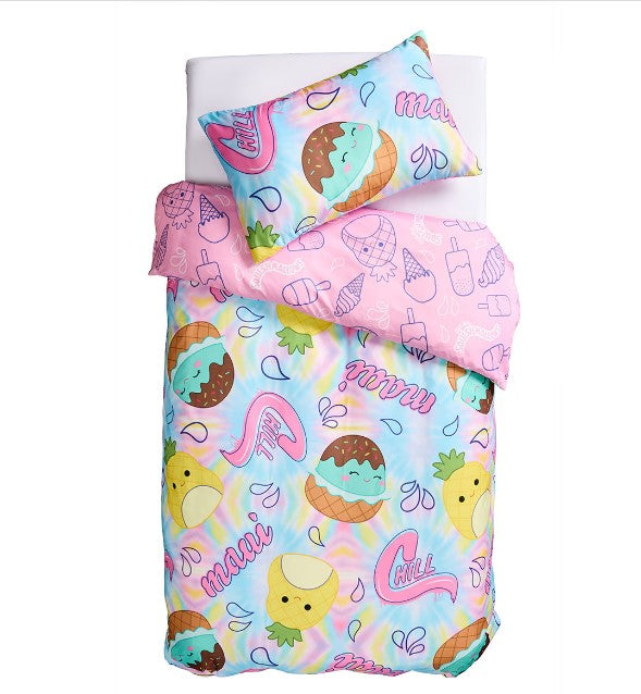 Squishmallows Quilt Cover Set Single Bed/Exclusive design TheITmart