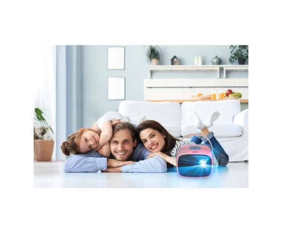 Blaupunkt 480p Mini Projector - White / Blue / Pink - TheITmart