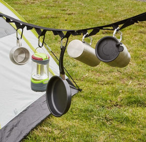 Portable 4.6m Hanging Organiser/Ideal for Camping & Outdoor Activities