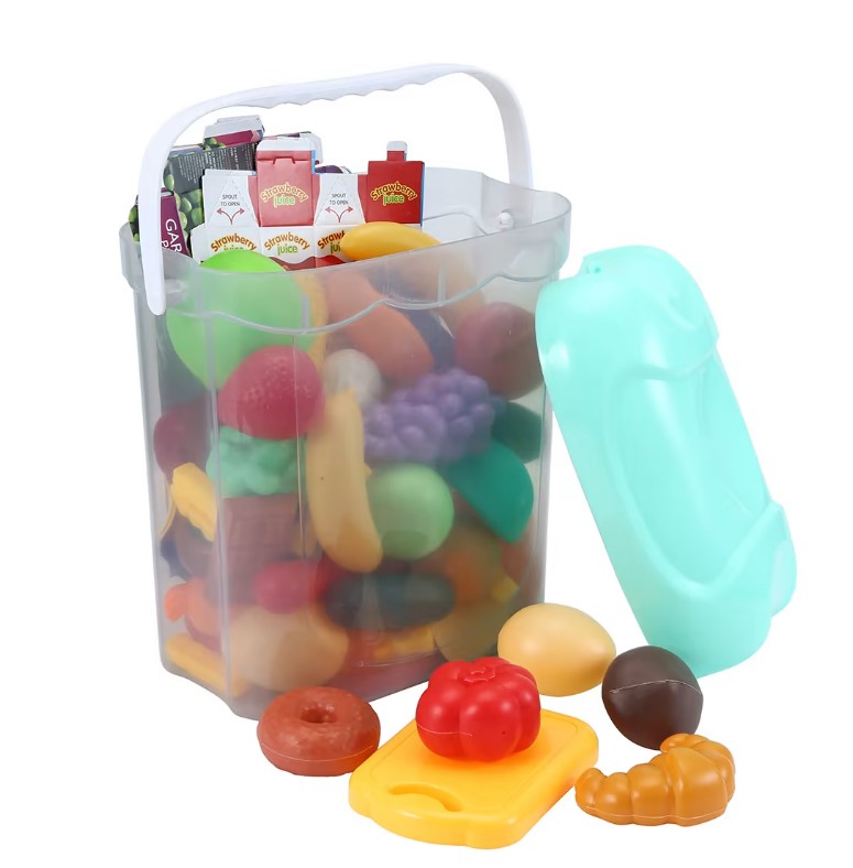 90-Piece Play Food Set/Suitable for Ages 3+ Years - TheITmart