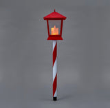Solar Powered 56cm Large LED Lantern Stake Light - 2 Pack