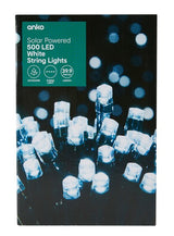 Solar Powered 500 LED White String Lights - TheITmart