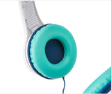 Kids Vortex Headphones with 1.2m Cable/ Stretch Design. & Soft Earpads