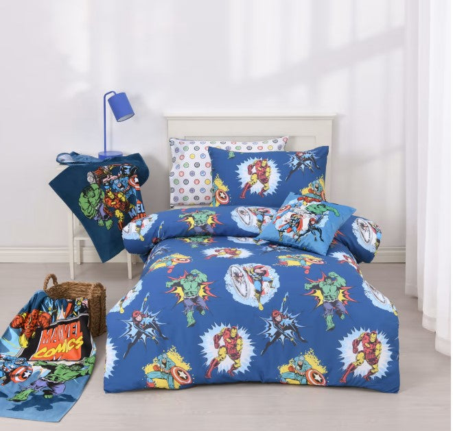 Marvel Quilt Cover Set - Single Bed/Exclusive design