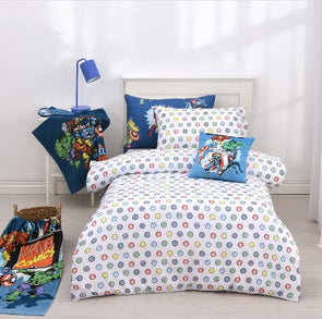 Marvel Quilt Cover Set - Single Bed/Exclusive design