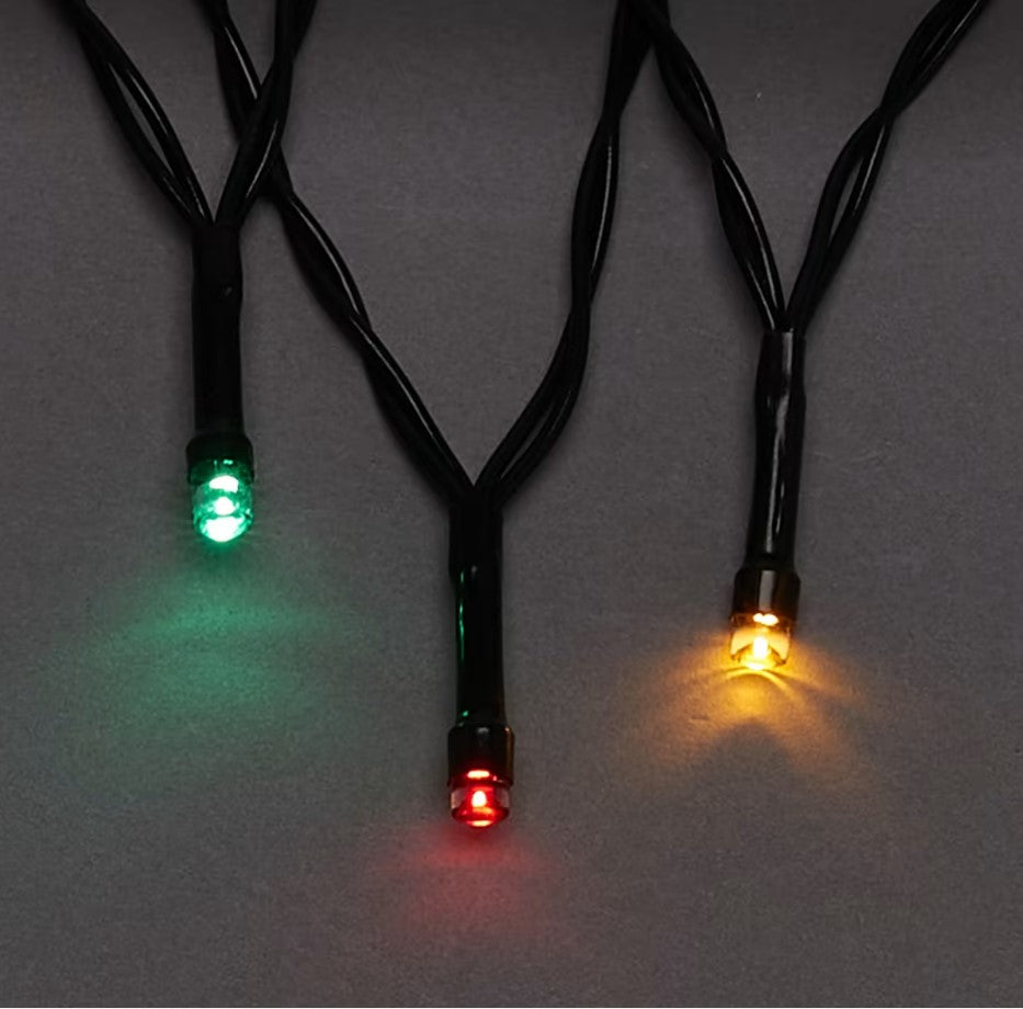 Solar Powered 200 LED String Lights - White or Multi-Colour