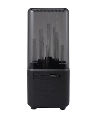 5W Black Bluetooth Speaker With 7 x RGB Light Mode