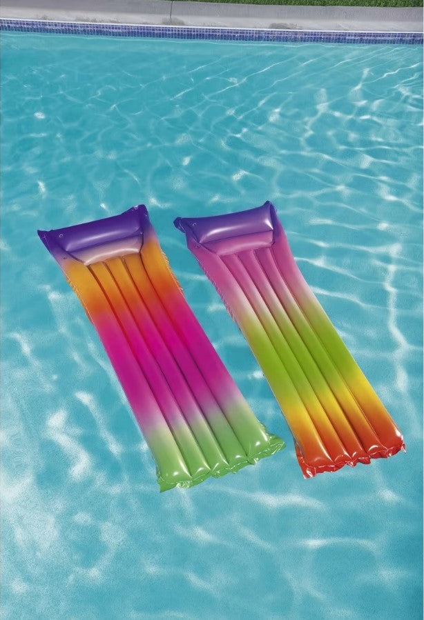 1.7m Inflatable Pool Rainbow Air Mattress / Suitable for Ages 12+ Years