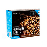 Lytworx 400 Warm White LED Connectable Fairy Party Lights 8 Functions - TheITmart