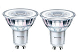 Philips 2 Pack 4.6w GU10 LED Globe - Cool White - TheITmart