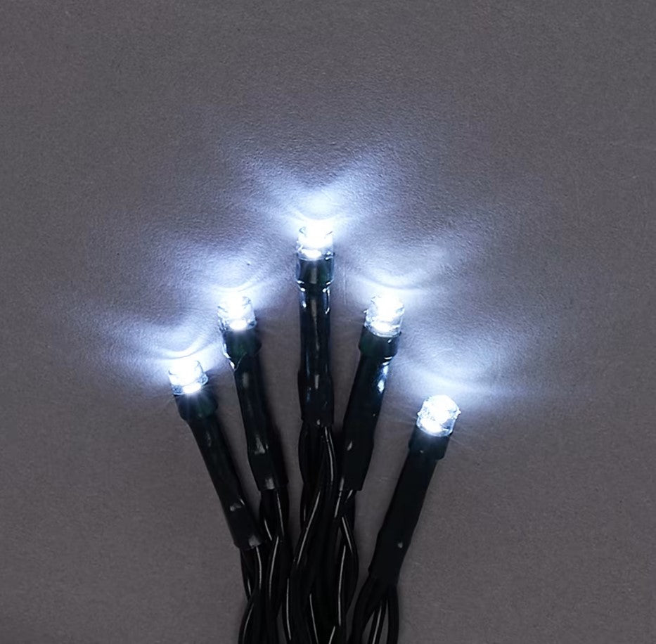 Solar Powered 200 LED String Lights - White or Multi-Colour