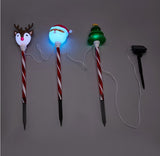 Solar Powered Colour Changing Character Stake Lights 3 Pack
