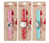 3 Pack Christmas Slap Band - Assorted/Suitable for Ages 3+ Years