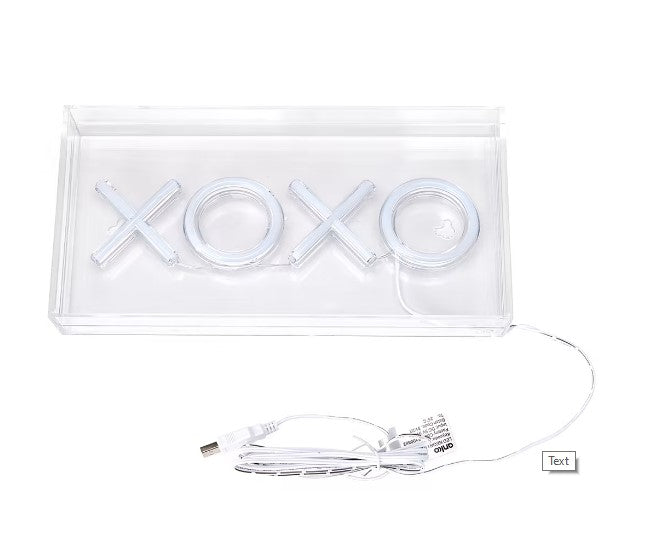 USB Powered LED Neon Light - XOXO/Ideal for Parties