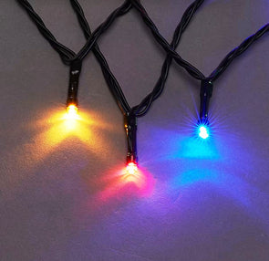Low Voltage 250 LED Multi-Functional Coloured String Lights / 8 Functions / Indoor Or Outdoor