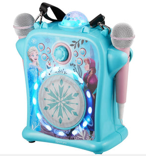 Disney Frozen Dual Microphone Bluetooth Karaoke Machine