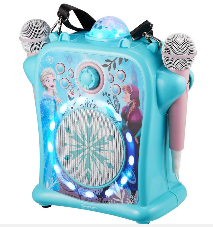 Disney Frozen Dual Microphone Bluetooth Karaoke Machine