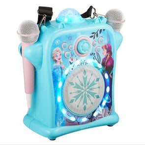 Disney Frozen Dual Microphone Bluetooth Karaoke Machine