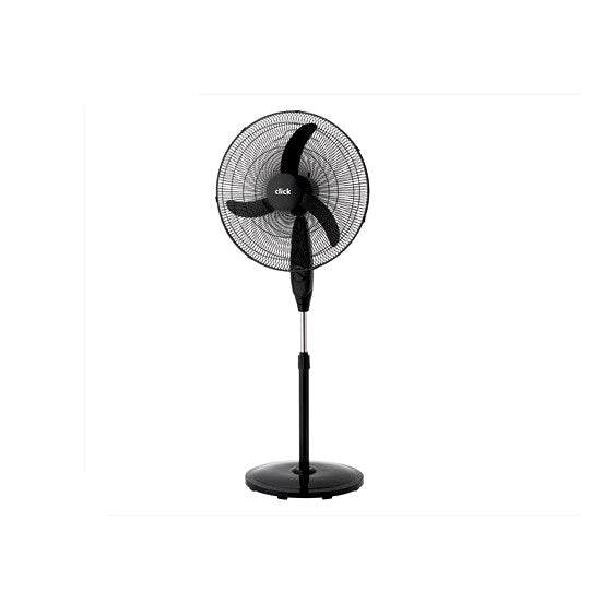 Click 50cm Black Pedestal Fan - APF5022BK/Fixed & Oscillation Function - TheITmart