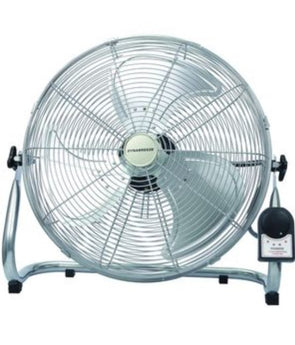 Dynabreeze 450mm Silver Industrial Floor Fan / Powerful Motor/ Tilt Adjustment