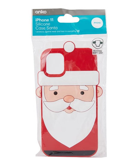 iPhone 11 Silicone Case - Santa