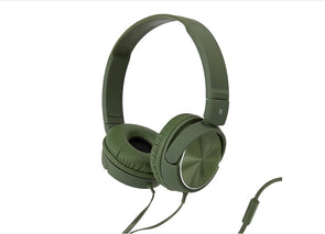 On-Ear Wired Headphones - Green / Lightweight & comfortable