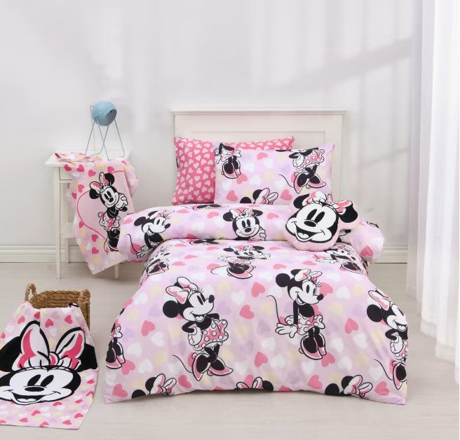 Minnie Mouse Quilt Cover Set - Single Bed/Exclusive design