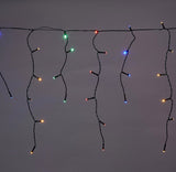 Low Voltage 250 LED Multi-Coloured Icicle Lights / Overall Length 490cm - TheITmart