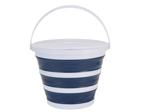 Portable 10L Collapsible Bucket with Lid/Ideal for Outdoor Activities