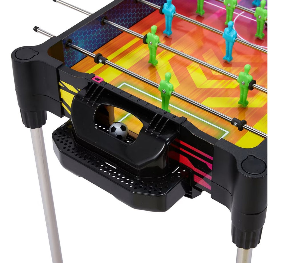 2-in-1 Electronic Arcade Games Table/Air Hockey & Football