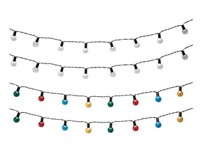 Low Voltage 70LED Pearl String Lights - Assorted*/Muticolour Or Warm-White