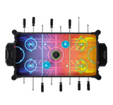 2-in-1 Electronic Arcade Games Table/Air Hockey & Football