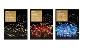 Low Voltage 300 LED Warm White Cluster Lights - Assorted*