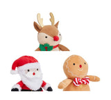 Christmas Mini Plush - 3 Pack/ Assorted/Suitable for Ages 6+ Months