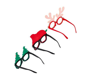 Christmas Novelty Glasses - Assorted/Suitable for Ages 3+ years