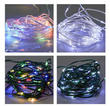 Battery Operated 100 LED Wire Lights - Assorted