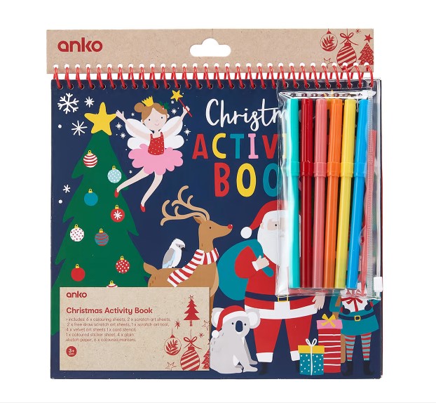 Christmas Activity Book/Suitable for Ages 3+ years